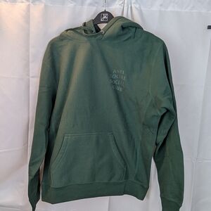 Anti Social Social Club hoddie size M BNWT dark green